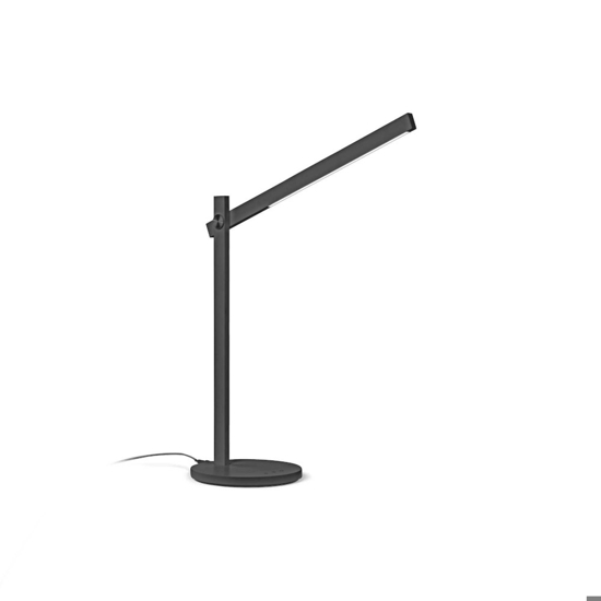 Ideal lux pivot tl lampada da scrivania ufficio orientabile nera