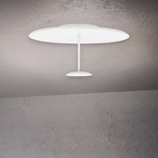 Plafoniera nina bianca led 15w 3000k dimmerabile