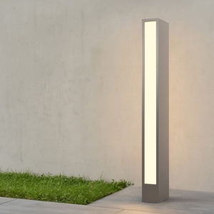 Maytoni hof lampione da giardino led 3000k ip65 colore grigio