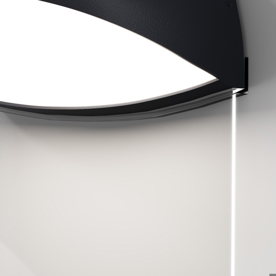 Maytoni gloss applique da esterno led 3000k ip65 targa segnaletica