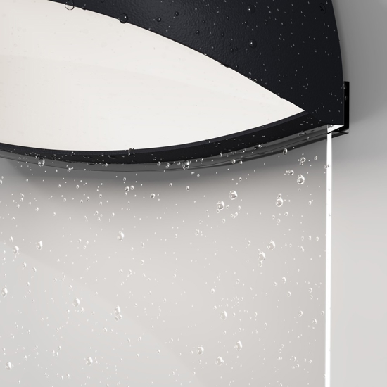 Maytoni gloss applique da esterno led 3000k ip65 targa segnaletica