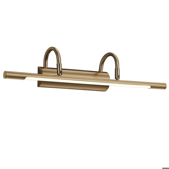 Applique per specchio da bagno classico oro anticato 8w 3000k
