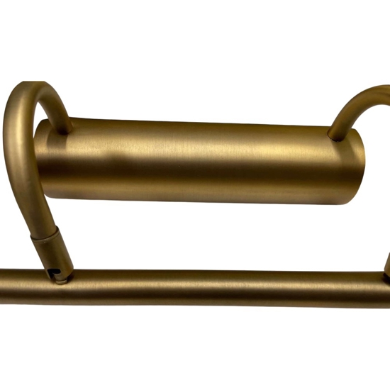 Applique per specchio da bagno classico oro anticato 8w 3000k