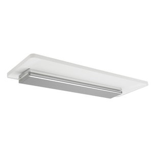 Applique led 14w 3000k da bagno linea light skinny alluminio anodizzato