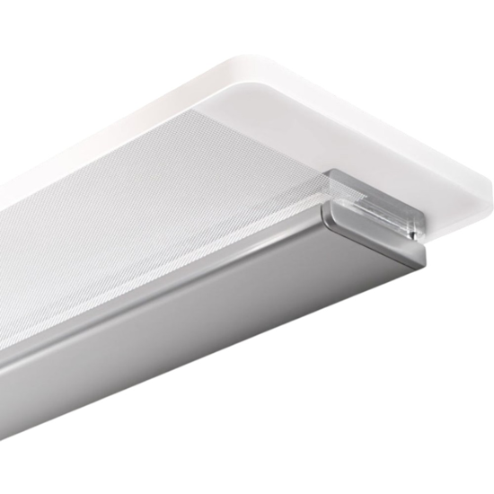 Applique led 14w 3000k da bagno linea light skinny alluminio anodizzato