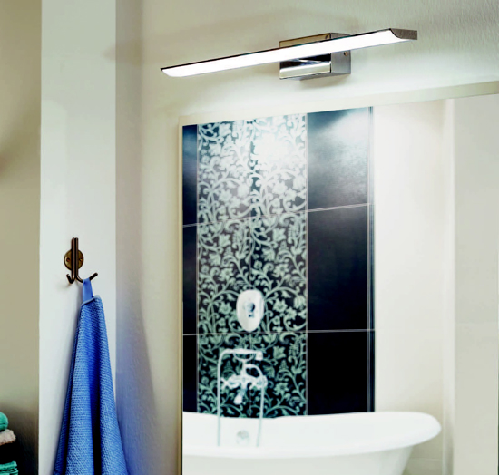 Rglo tabiano applique bagni luce da specchio 7w 4000k cromo