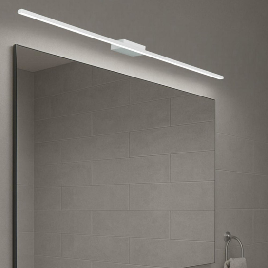 Applique per specchio da bagno bianca toplight line 14w 4000k