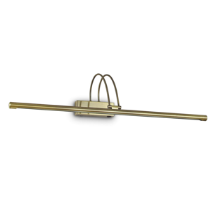 Applique da bagno brunito bow ap d76 ideal lux led 8w 3000k