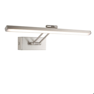 Applique per specchio da bagno led 12w 3000k nickel