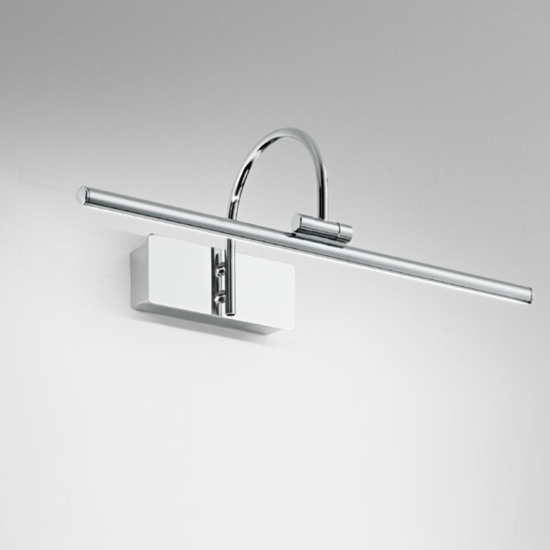 Applique specchio da bagno led 3000-4000k cct cromo orientabile