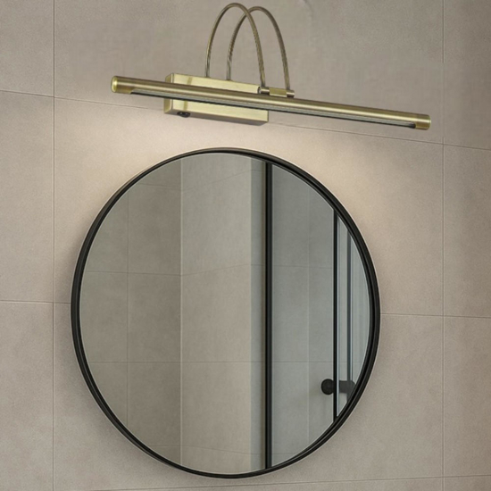 Ideal lux bow ap d46 applique da bagno brunito led 4w