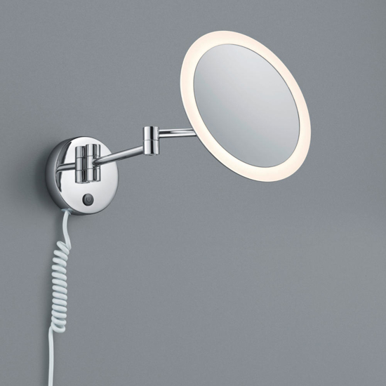 Applique per bagno con specchio led 3w touch orientabile ip44