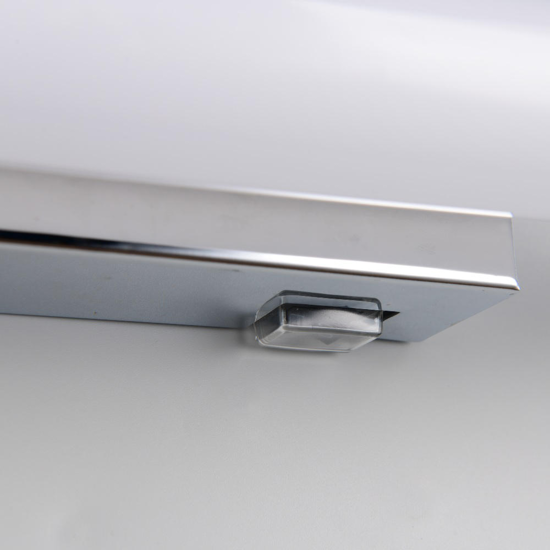 Applique specchio bagno 80cm cromo led 8w 4000k