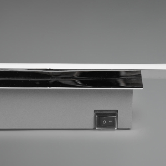 Applique da bagno cromo moderna led 17w 3000k