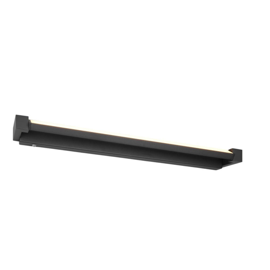 Applique da bagno nera led 15w 3000k 4000k dimmerbaile luce orientabile