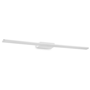 Applique bianca per bagno led 27w ideal lux make ap d90