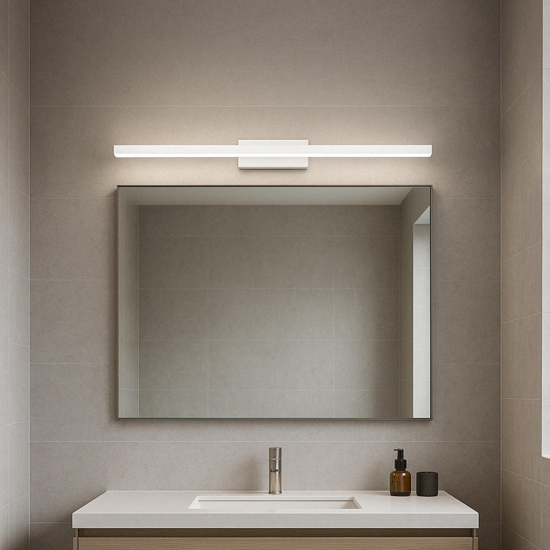 Applique da bagno led 18w 3000k bianca ip44