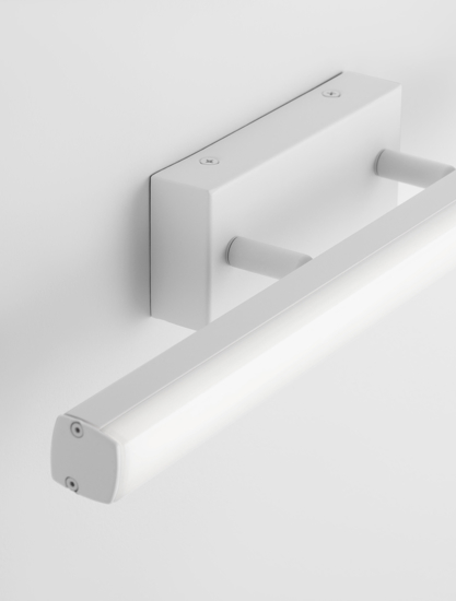 Applique bianca per specchio bagno moderno led 12w
