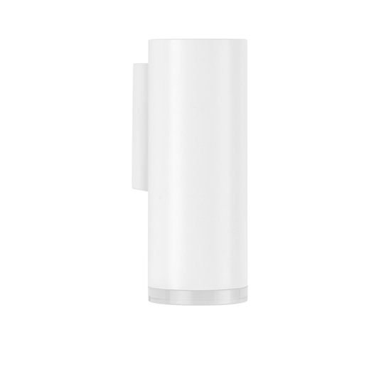 Applique bianca da bagno moderno design cilindro ip44
