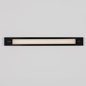 Applique nera per bagno moderno led 16w 3000k