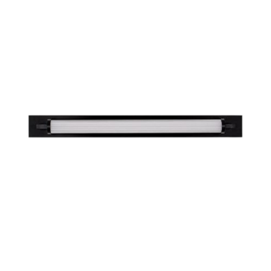 Applique nera per bagno moderno led 16w 3000k