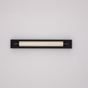 Applique specchio bagno nera design moderno led 13w 3000k ip44