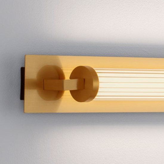 Applique oro per specchio bagno led 13w 3000k ip44