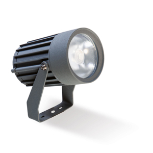 Faretto da esterno con picchetto grigio moderno led 12w 4000k