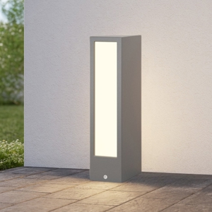 Maytoni hof lampione basso da giardino led 3000k ip65 grigio