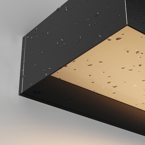 Maytoni lot applique da esterno led 3000k ip65 rettangolare