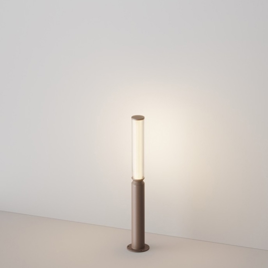 Maytoni lit lampione da giardino led 3000k ip65 marrone moderno