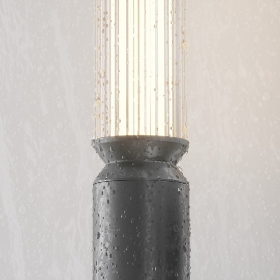 Maytoni lit lampione da giardino led 3000k ip65 design minimal