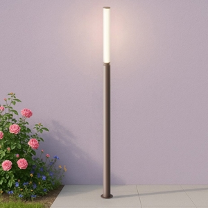 Maytoni lit lampione da giardino led 3000k ip65 colore marrone