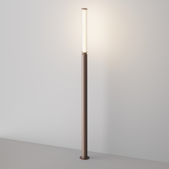 Maytoni lit lampione da giardino led 3000k ip65 colore marrone