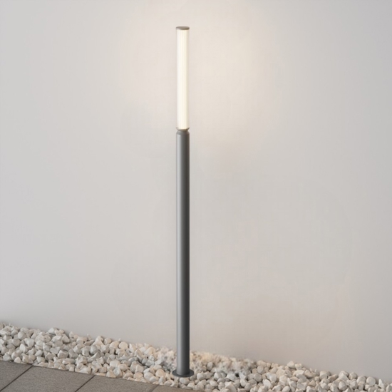 Maytoni lit lampione alto da giardino led 3000k ip65 sottile