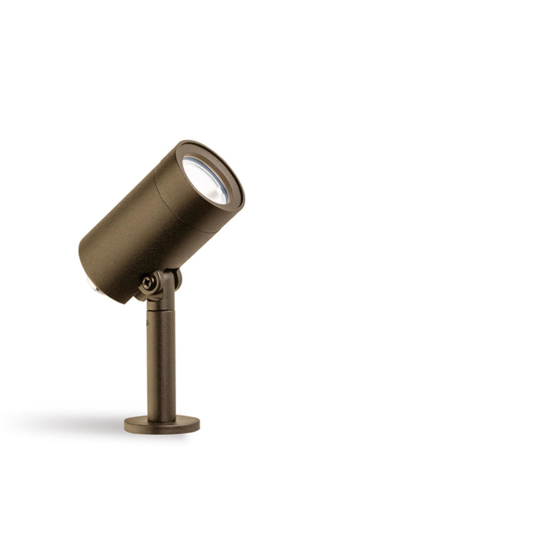 Faretto con picchetto da giardino corten led 5w 3000k