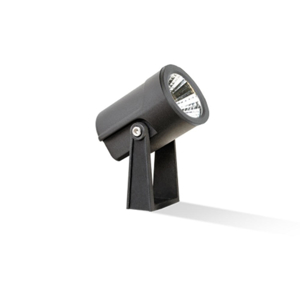Faretto nero da giardino con picchetto led 7w 3000k ip65