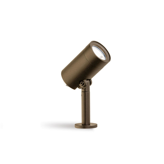 Faretto con picchetto da giaridno moderno corten led 5w 4000k ip65