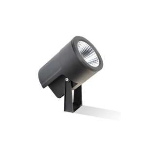 Faretto con picchetto da giardino moderno nero led 18w 4000k