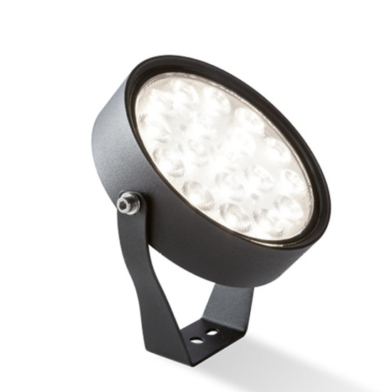 Faretto da giardino grigio con picchetto moderno led 15w 4000k