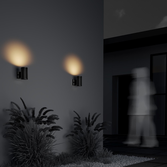 Maytoni rando applique da esterno ip54 luce verso l'alto