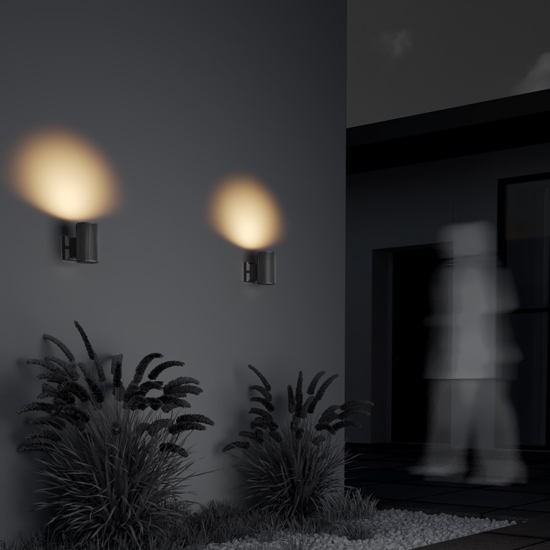 Maytoni rando applique da esterno colore grigio ip54 moderno
