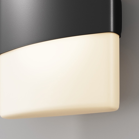 Maytoni rom applique da esterno led 12w 3000k ip54