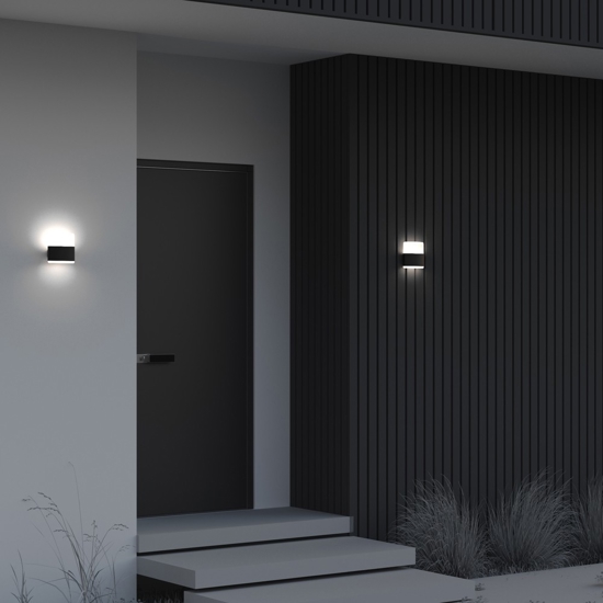Maytoni rom applique da esterno led 3000k ip54 design elegante