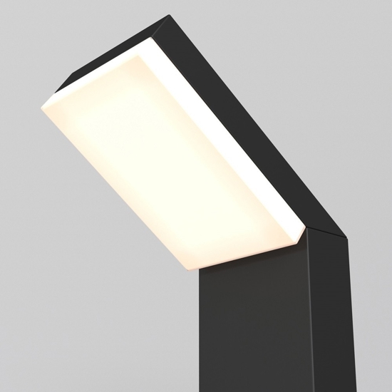 Maytoni paso lampione da giardino led 3000k rettagolare ip54