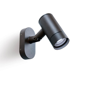 Applique nera da esterno orientabile ip54