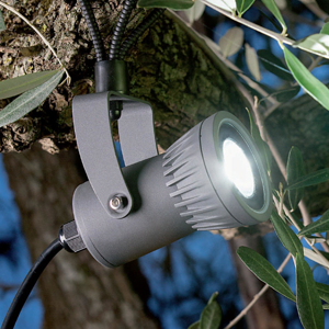 Faretto da esterno grigio scuro led 6w 4000k ip65