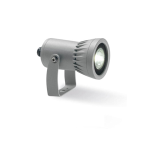 Faretto grigio da giardino orientabile moderno 6w 4000k ip65