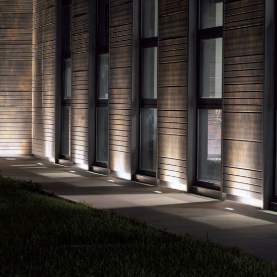 Faretto da giardino a incasso calpestabile led 7w 4000k orientabile