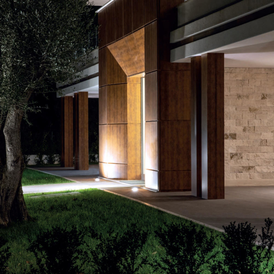 Faretto per giardino rotondo a incasso calpestabile led 6w 4000k orientabile